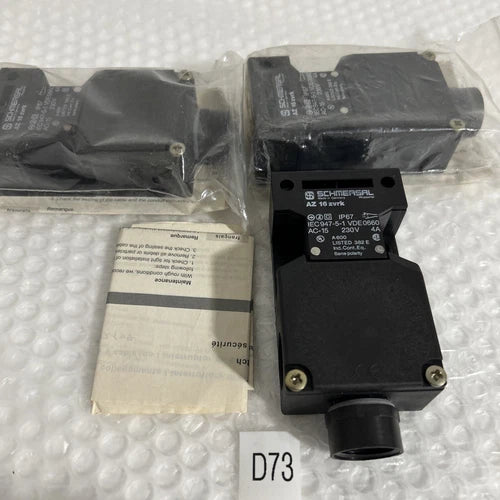 (3) SCHMERSAL AZ 16 ZVRK INTERLOCK SWITCH NNB Fast Shipping! + Warranty