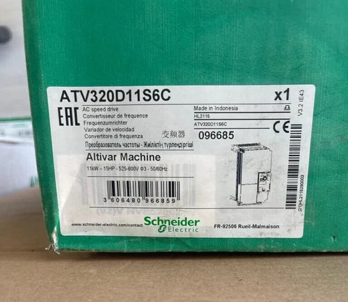Schneider Electric, ATV320D11S6C AC Speed Drive 11kW - 15HP-525-600V
