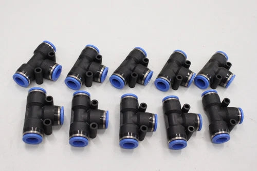 10x FESTO QST-B-10-10 10mm 10mm T-Steckverbinder NEU