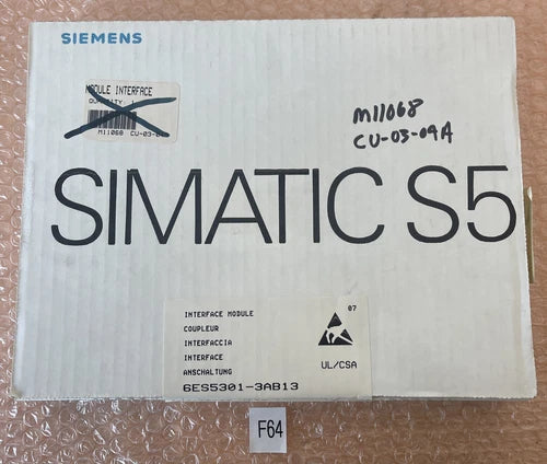 BRAND NEW | SEALED- Siemens Simatic S5 6ES5301-3AB13 || Fast Shipped + Warranty!