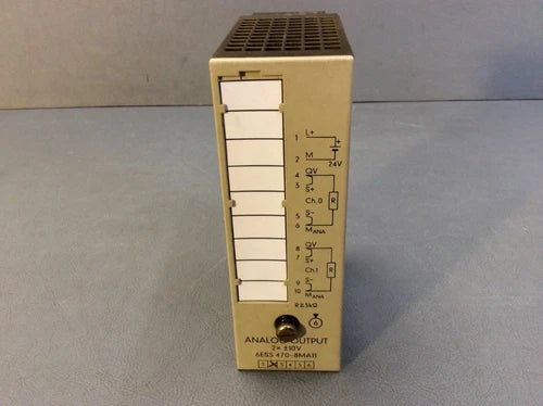 6ES54708MA11 - SIEMENS - 6ES5470-8MA11 Mod. anal outputs.  REFURBISHED