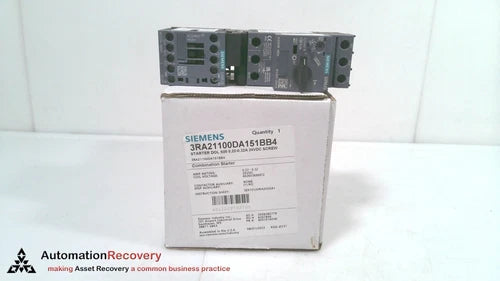 SIEMENS 3RA2110-0DA15-1BBA, SIRUS DIRECT ONLINE COMBINATION STARTER, NEW #320971