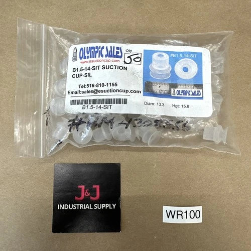 (50) NEW SURPLUS- ANVER CORP B1.5-14-SIT  Silicon Suction Cup || WARRANTY! ????