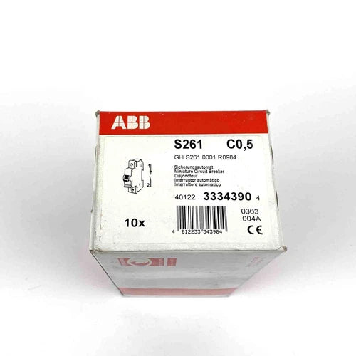 ABB S261 C0,5 Sicherungsautomat Leitungsschutzschalter GH S261 0001 R0984 (10Stk