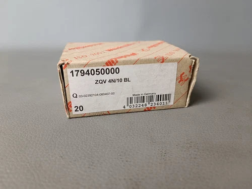 Weidm¨¹ller ZQV 4N/10BL 20 St¨¹ck Steckbr¨¹cke NEU OVP