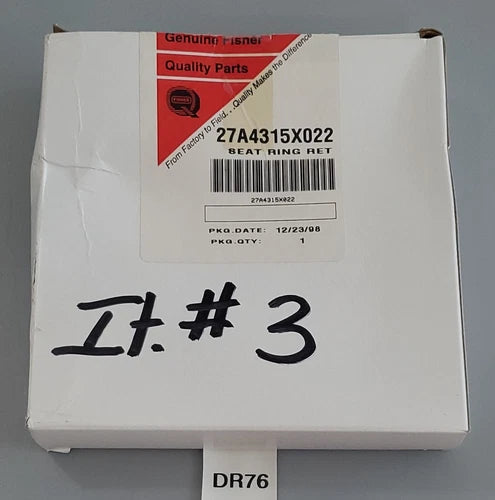*BRAND NEW IN BOX* Genuine OEM Fisher 27A4315X022 Seat Ring Set + Warranty!