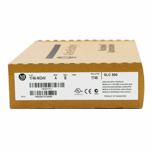 1P New Factory Sealed AB 1746-NIO4V SER A SLC 500 Analog Output Module FAST SHIP