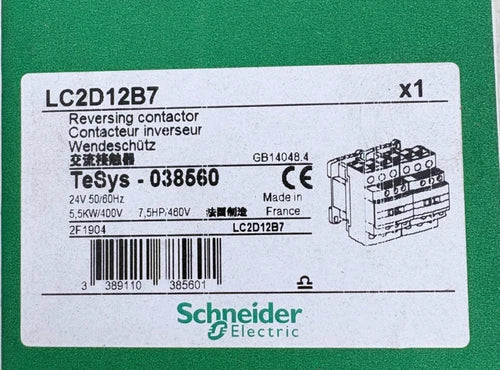施耐德电气接触器 LC2D12B7 x1