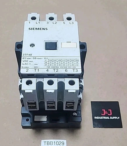 *PREOWNED* Siemens 3TF48 22-0XK1 AC Contactor 37kW 400Vac 3~Phase + Warranty!