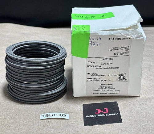 (15) FCX Performance 40MPG-TS-300 3¡± TUF-STEEL TC Fluoropolymer/SS Blend Gasket