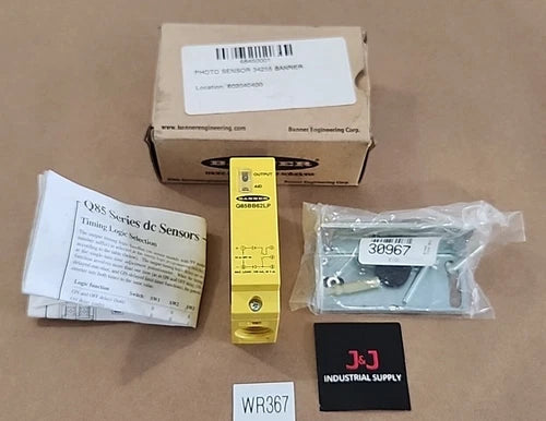*BRAND NEW* Banner Q85BB62LP Photoelectric Switch 10-48Vdc + Warranty!
