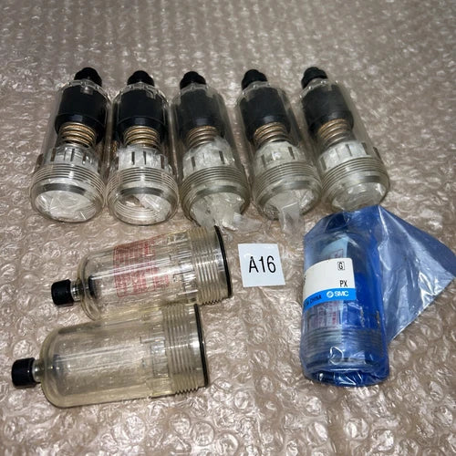 (3) SMC C2SF Bowl Assembly & (5) Bowl Assembly W/ Filter & Spring P/N ??