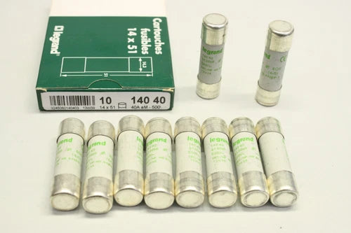 10x 罗格朗 14040 14x51 AM 40A Zylindersicherung 3245060140403 OVP