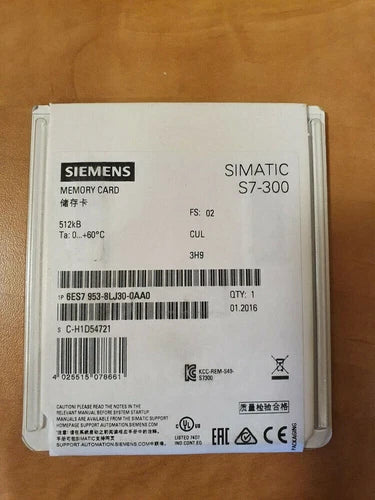 New Siemens 6ES7953-8LJ30-0AA0 6ES7 953-8LJ30-0AA0 Micro Memory Card for S7-300