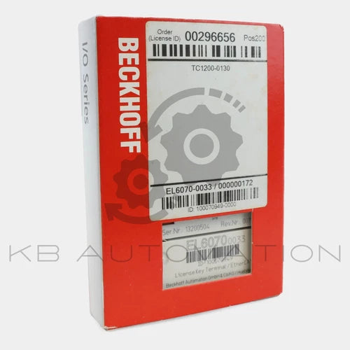 Beckhoff EL6070-0033 EtherCAT Terminal, license key for TwinCAT 3.1 installed