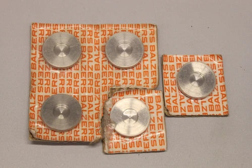 5x BALZER NW10FK  Vakuum Ring Flange Blank Seal  NW10FK OVP