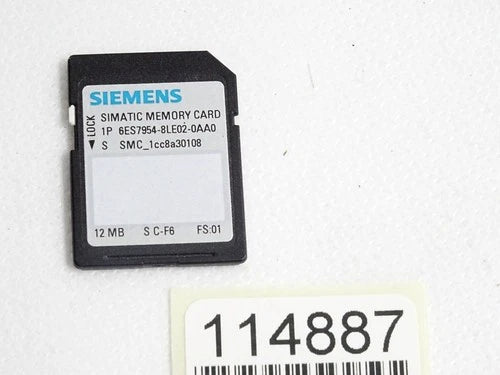 Siemens Memory Card 12MB 6ES7954-8LE02-0AA0 6ES7 954-8LE02-0AA0