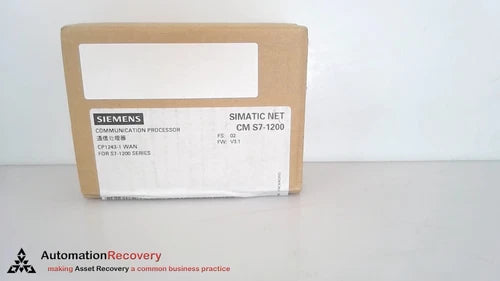 SIEMENS 6GK7243-1BX30-0XE0 COMMUNICATION PROCESSOR, NEW #323770