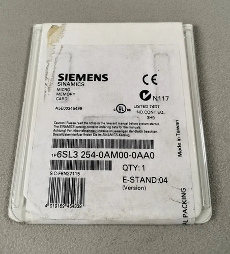 Siemens 6SL3 254-0AM00-0AA0 / 6SL3254-0AM00-0AA0 NEU OVP versiegelt
