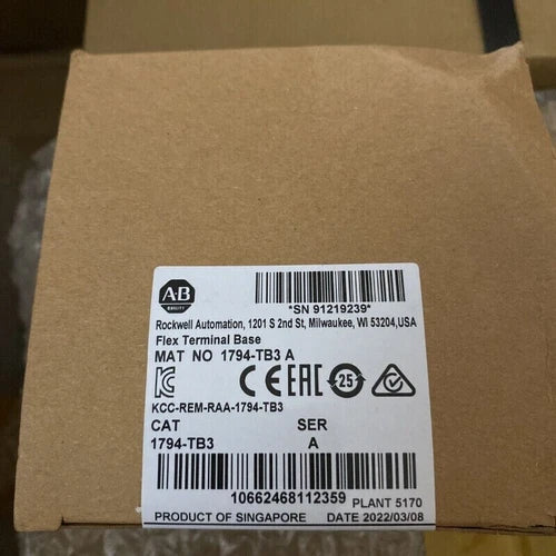 1794-TB3 Flex Terminal Base Module Allen Bradley 1794tb3 Next day air available