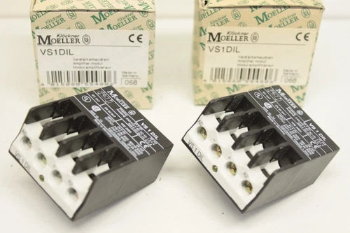 2x KL?CKNER MOELLER VS1DIL Verst?rkerbaustein Ampflifier Modul OVP
