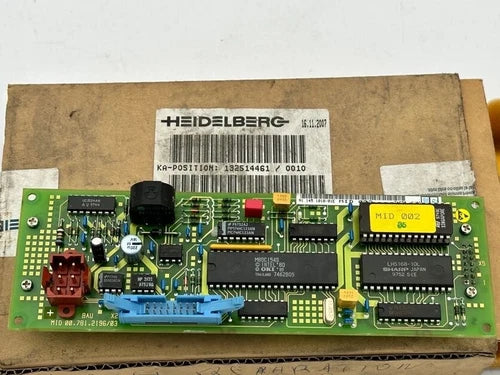 1 peça x HEIDELBERG FEDER LCD MID 00.781.2196/03 BAU X2