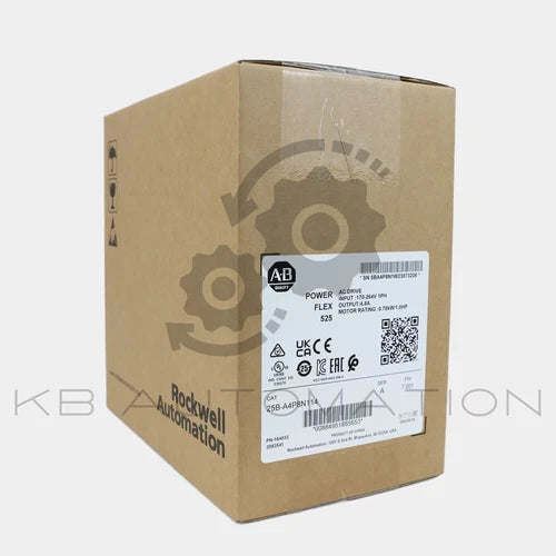 25B-A4P8N114 Inversor de frequência PowerFlex 525 CA, entrada: 1PH, 200-230V, saída: 4,8A, 0,75kW (1HP)