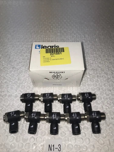 * New (Pkg Of 9) LEGRIS 7010 08 13 Flow Control Valve 8mm PTC 1/4" BSPP#