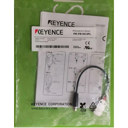 1PC New Keyence PR-FB15C3PL Photoelectric Sensor Switch PRFB15C3PL