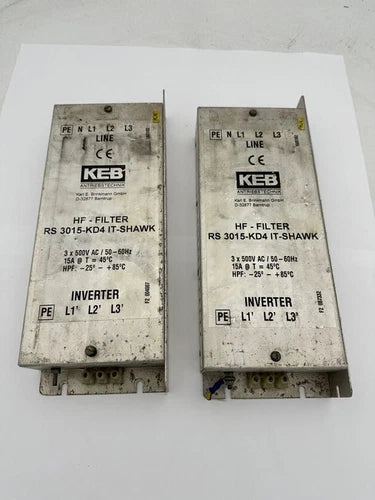 1 peça x INVERSOR DE FILTRO HF KEB RS 3015-KD4 IT-SHAWK 3x500V CA/50-60Hz