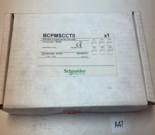 *NEW* SCHNEIDER ELECTRIC BCPMSCCT0 / BCPM 50A CT 6 Pack W/ 6ft Leads + Warranty!