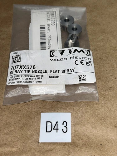 (3) VALCO MELTON SPRAY TIP NOZZLE   FLAT SPRAY FAST SHIPPING! + WARRANTY