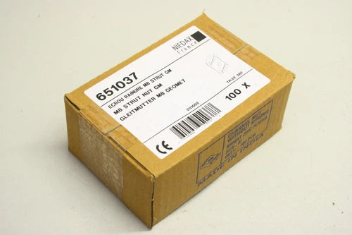 100x NIEDAX 651037 Gleitmutter M8 GEOMET 3614986510377 OVP