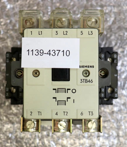 SIEMENS Leistungs-Sch¨¹tz 3TB4614-0A Spulenspannung 220/264VDC 50/60Hz gebraucht