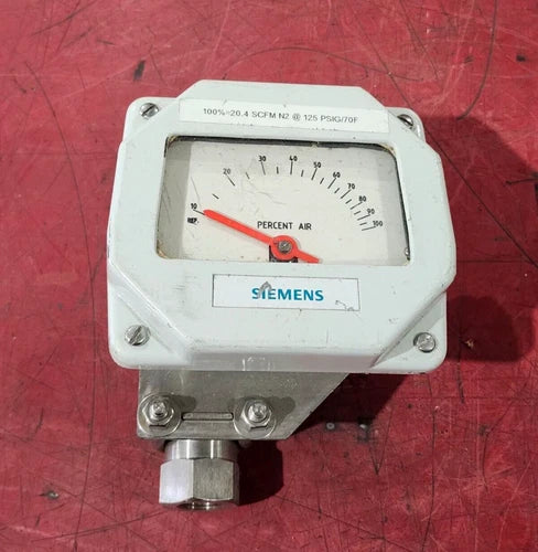 USED SIEMENS FLOW METER 0-100% AIR 5520M02105XDXU