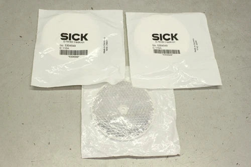 3x SICK 5304549 C110A Sensor Reflector redondo 5304549 OVP