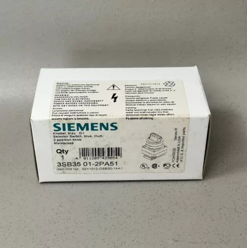 Siemens 3SB3 501-2PA51 NEU OVP