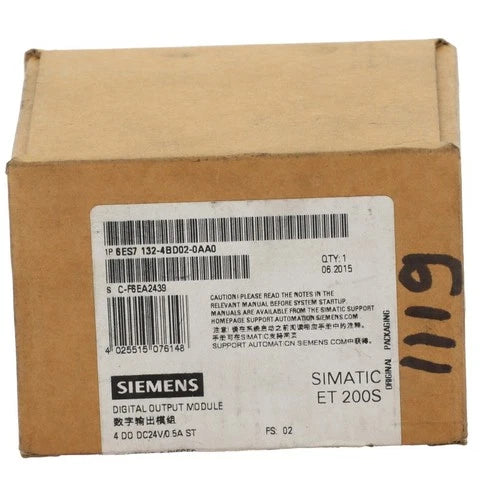 4Pcs Siemens Digital Output Module 6ES7 132-4BD02-0AA0 Open Box(B713)