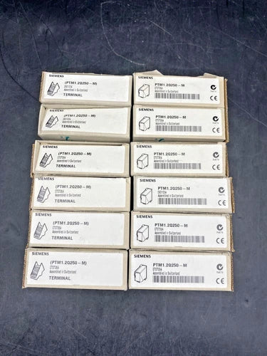 1pc x SET OF SIEMENS PTM1.2Q250-M MODULE + TERMINAL