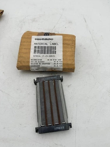 1 peça x HEIDELBERG ELEMENT CHAUFFANT C7.170.0305/01 HR 05 9/22 IS 230-400V