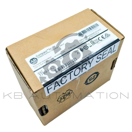 Fonte de alimentação CompactLogix 1769-PA2, entrada 85-264 VCA, saída 2 A a 5 VCC, 0,8 A a 24 VCC