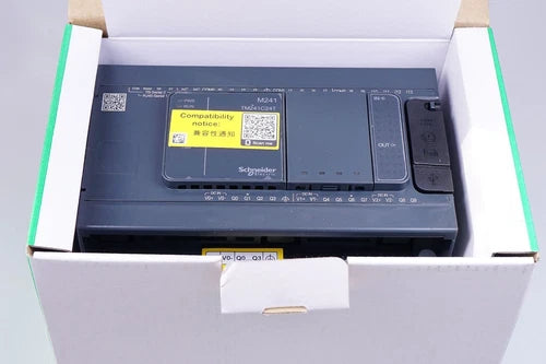 施耐德电气 TM241C24T PLC 控制器，Modicon M241，24 E/A，2x Modbus，