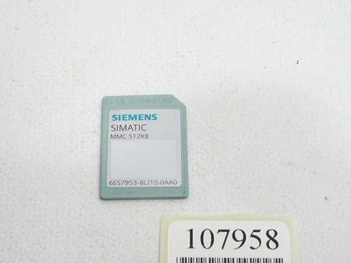 Siemens Simatic MMC 512KB 6ES7953-8LJ10-0AA0 6ES7 953-8LJ10-0AA0
