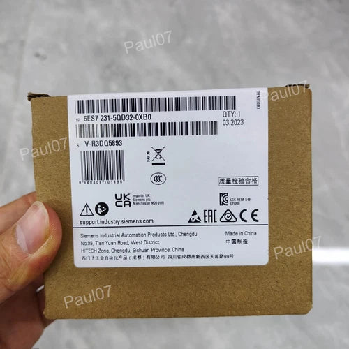 New Siemens 6ES7231-5QD32-0XB0 6ES7 231-5QD32-0XB0 S7-1200 Analog Input SM 1231