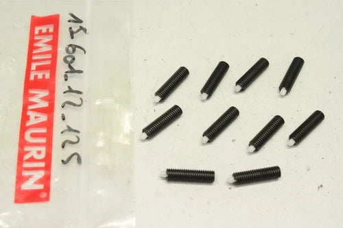 10x 埃米尔·莫林 ESM 32-032-5 poussoir St??el Schalter 32-032-5 OVP