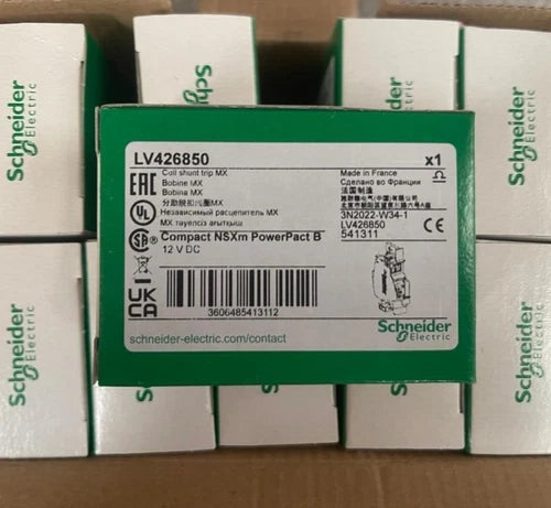 Schneider Electric, LV426850, Coil shunt trip MX Compact NSXm PowerPact B 12V DC