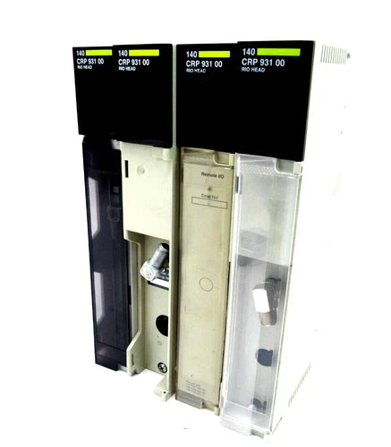 USED LOT OF 4 SCHNEIDER AUTOMATION 140-CRP-931-00 RIO HEAD S908 1CH 140CRP93100