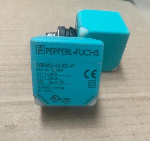 2xPCs PEPPERL + FOX Inductive Sensor NBN40-L2-E2-V1
