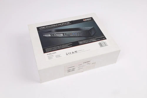 NEW LINDY  4 PORT DVI-D SINGLE LINK SPLITTER 38306 [24 MONTHS WARRANTY]
