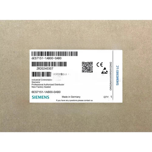 New Siemens 6ES7151-1AB00-0AB0 INTERFACE MODULE IM151-1 FO 6ES7 151-1AB00-0AB0